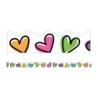 Carson Dellosa Education Kind Vibes Doodle Hearts Scalloped Borders, 39 Feet