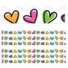 Carson Dellosa Education Kind Vibes Doodle Hearts Scalloped Borders, 39 Feet Per Pack, 6 Packs