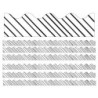 Carson Dellosa Education Kind Vibes Black & White Stripes Scalloped Borders, 39 Feet Per Pack, 6 Packs