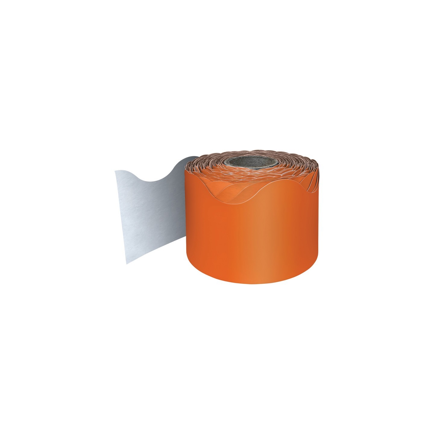 Carson Dellosa Education Orange Rolled Scalloped Border, 65 Feet