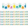 Carson Dellosa Education Happy Friends Scalloped Border, 39 Feet Per Pack, 6 Packs