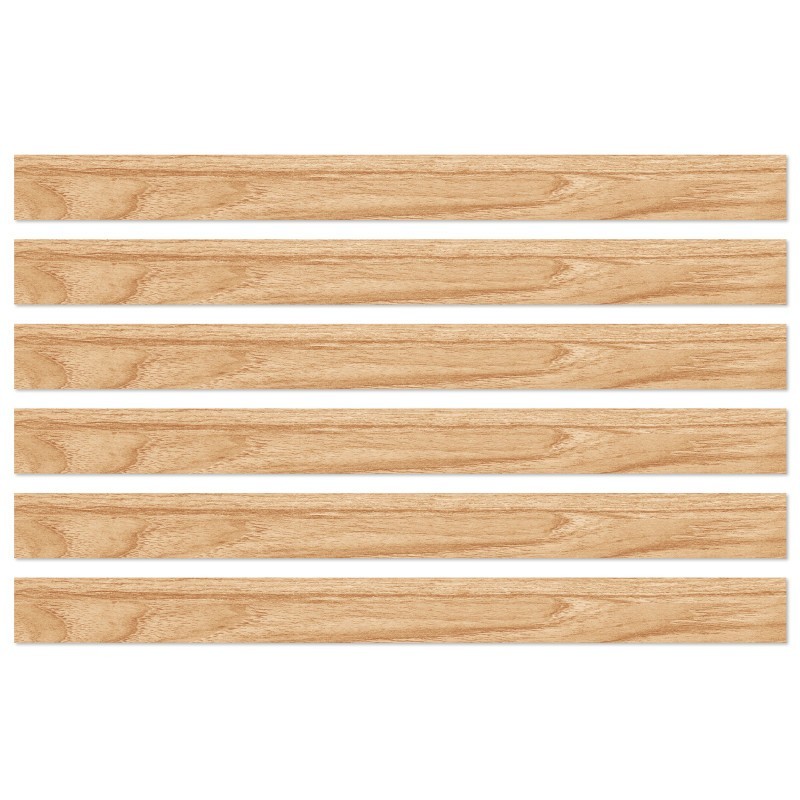 Carson Dellosa Education Grow Together Light Wood Grain Straight Borders, 36 Feet Per Pack, 6 Packs