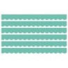 Carson Dellosa Education We Belong Speckled Teal Scalloped Borders Per Pack, 39 Feet Per Pack, 6 Packs