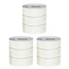 Carson Dellosa Education White Wood Grain Rolled Straight Borders, 65 Feet Per Roll, Pack of 3