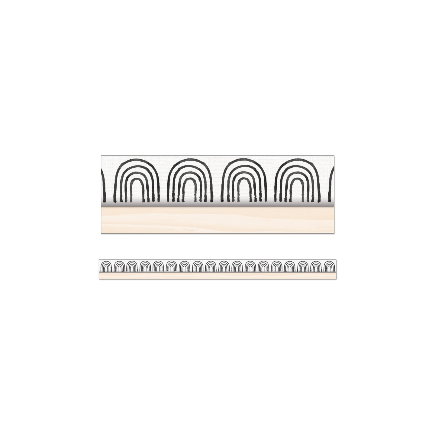 Happily Ever Elementary Creatively Inspired Rainbows Straight Borders, 36 Feet