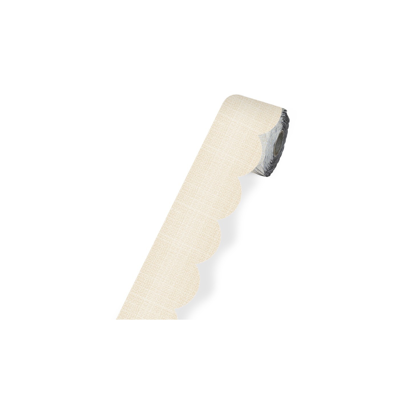 Carson Dellosa Education Linen Rolled Scalloped Borders, 65 Feet