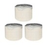 Carson Dellosa Education Linen Rolled Scalloped Borders, 65 Feet Per Roll, Pack of 3