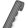Carson Dellosa Education Black Gingham Rolled Scalloped Borders, 65 Feet