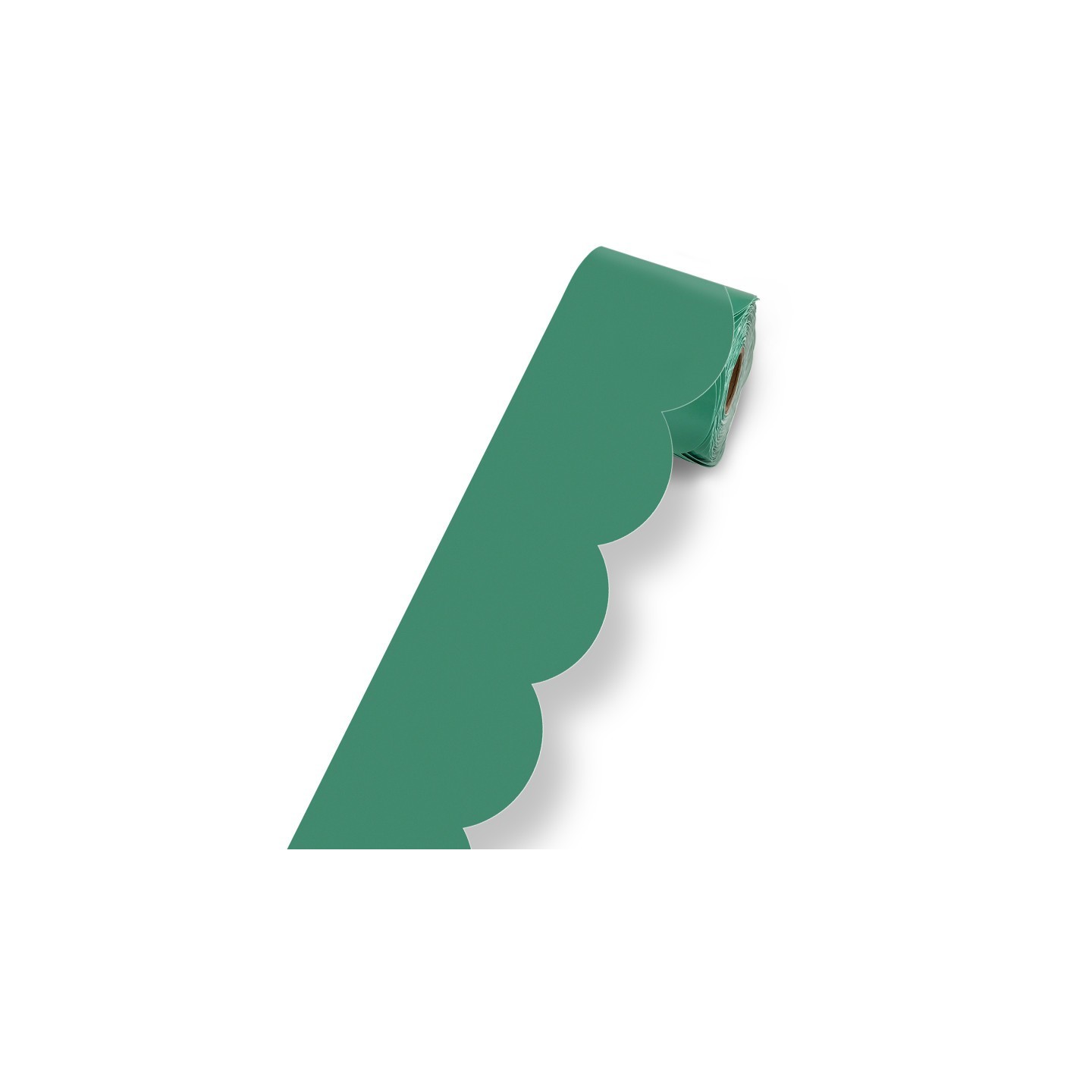 Carson Dellosa Education Grow Together Jade Green Rolled Scalloped Bulletin Board Borders, 65 Feet