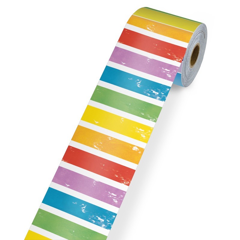 Carson Dellosa Education All Are Neighbors Stripes Rolled, 65 Feet