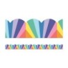Carson Dellosa Education We Stick Together Rainbow Burst Scalloped Bulletin Board Borders, 39 Feet
