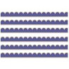 Carson Dellosa Education We Stick Together Pop of Purple Scalloped Bulletin Board Borders, 39 Feet Per Pack, 6 Packs