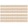 Carson Dellosa Education True to You Woven Bamboo Scalloped Bulletin Board Borders, 39 Feet Per Pack, 6 Packs