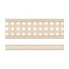 Carson Dellosa Education True to You Woven Cane Straight Bulletin Board Borders, 36 Feet
