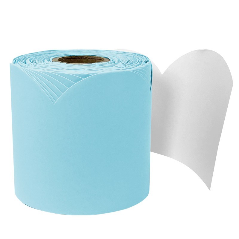 Carson Dellosa Education Rolled Scalloped Bulletin Board Border, Sky Blue, 65 Feet