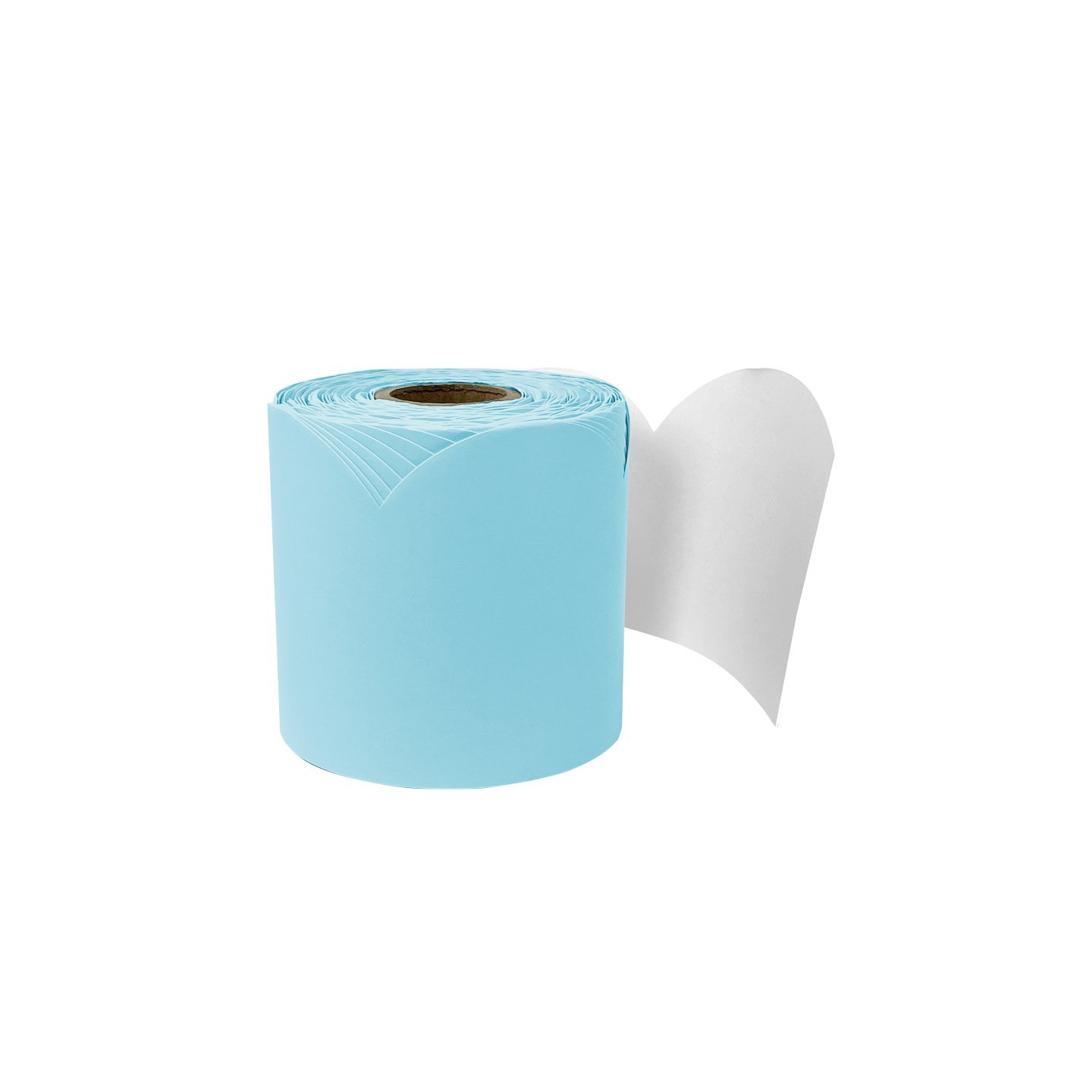 Carson Dellosa Education Rolled Scalloped Bulletin Board Border, Sky Blue, 65 Feet