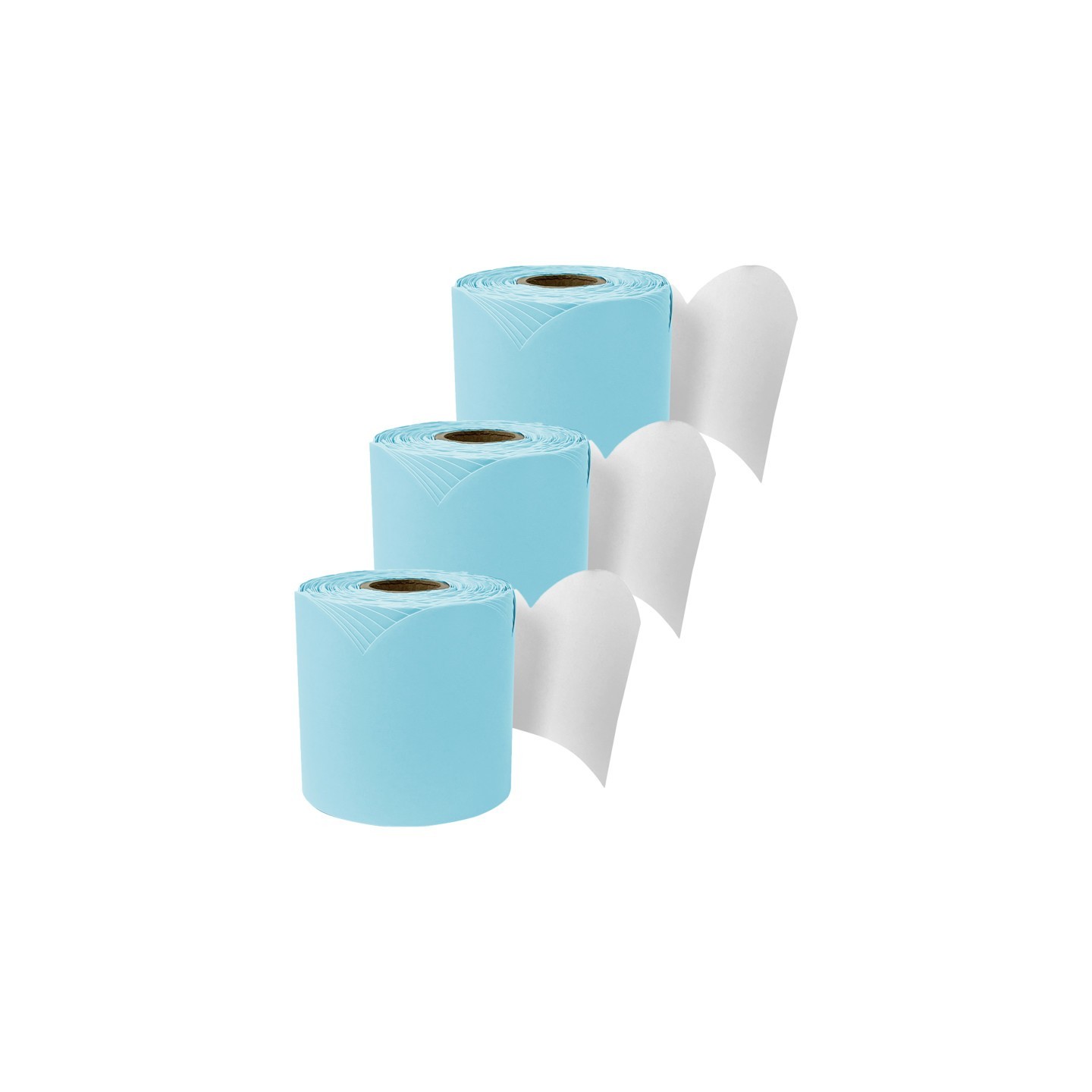 Carson Dellosa Education Rolled Scalloped Bulletin Board Border, Sky Blue, 65 Feet, Pack of 3