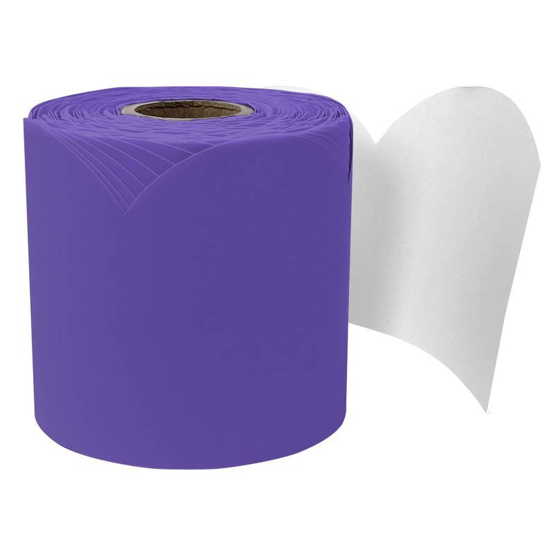 Carson Dellosa Education Rolled Scalloped Bulletin Board Border, Deep Purple, 65 Feet