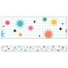 Carson Dellosa Education Happily Ever Elementary Retro Remix Bursts & Twinkles Straight Bulletin Board Borders, 36 Feet