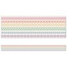 Carson Dellosa Education Crafty and Cool Rainbow Stitched Straight Bulletin Board Borders, 36 Feet