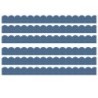 Carson Dellosa Education Crafty and Cool Denim Scalloped Bulletin Board Borders, 39 Feet Per Pack, 6 Packs