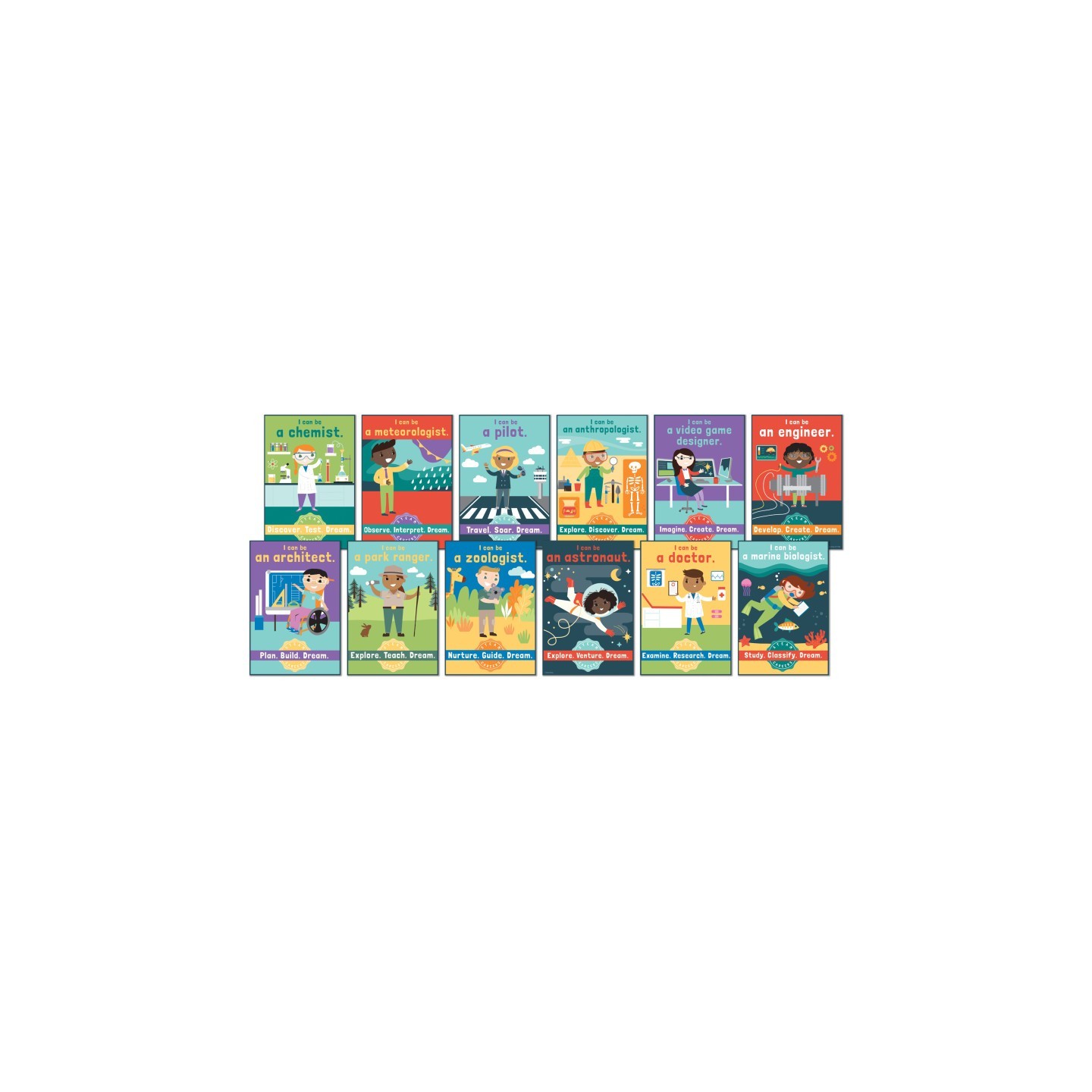 Carson Dellosa Education STEAM Careers Bulletin Board Set