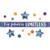 Carson Dellosa Education Galaxy Our Future is Limitless Bulletin Board Set, 28 Pieces