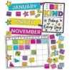 Carson Dellosa Education Kind Vibes Calendar Bulletin Board Set