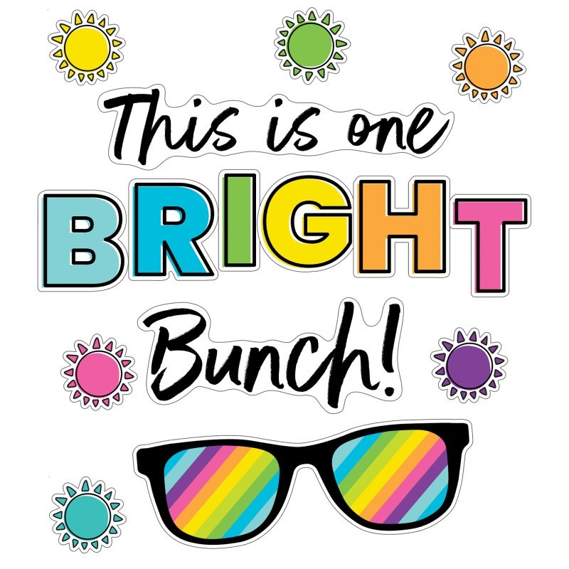 Carson Dellosa Education Kind Vibes This Is One Bright Bunch Bulletin Board Set