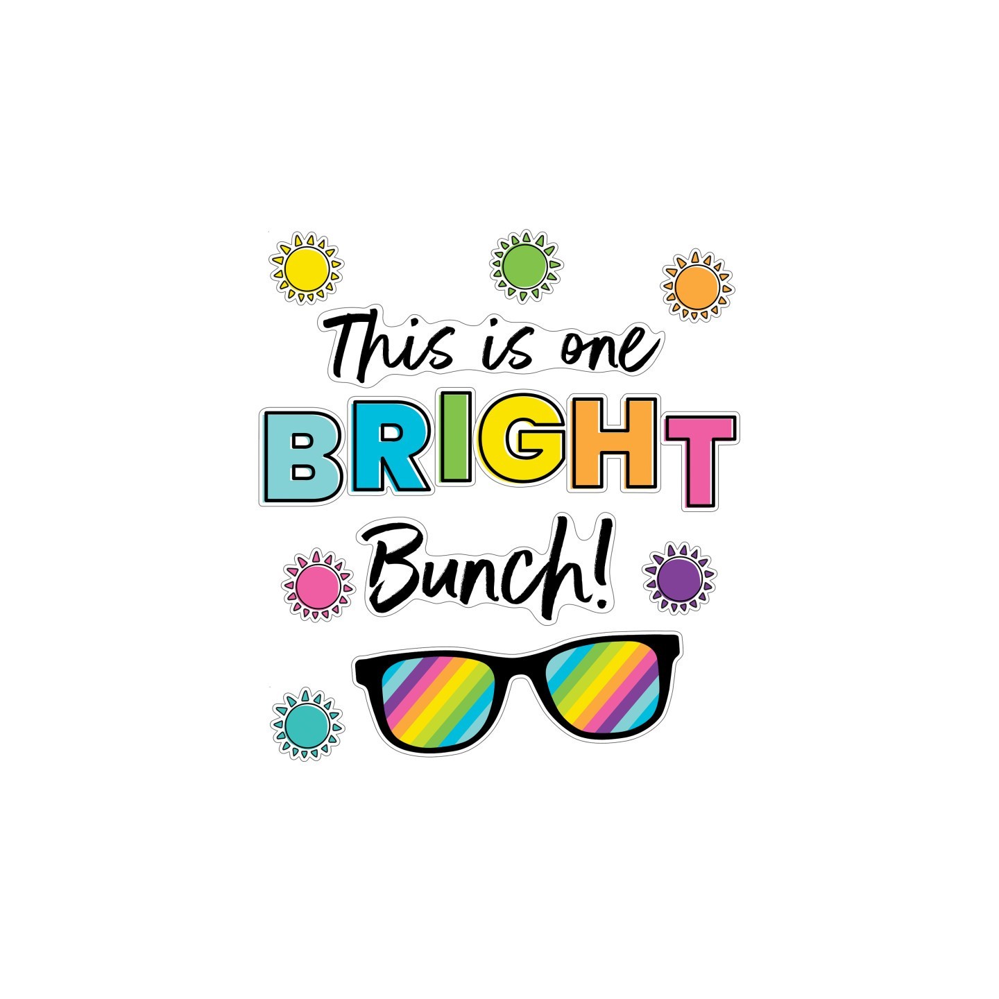 Carson Dellosa Education Kind Vibes This Is One Bright Bunch Bulletin Board Set