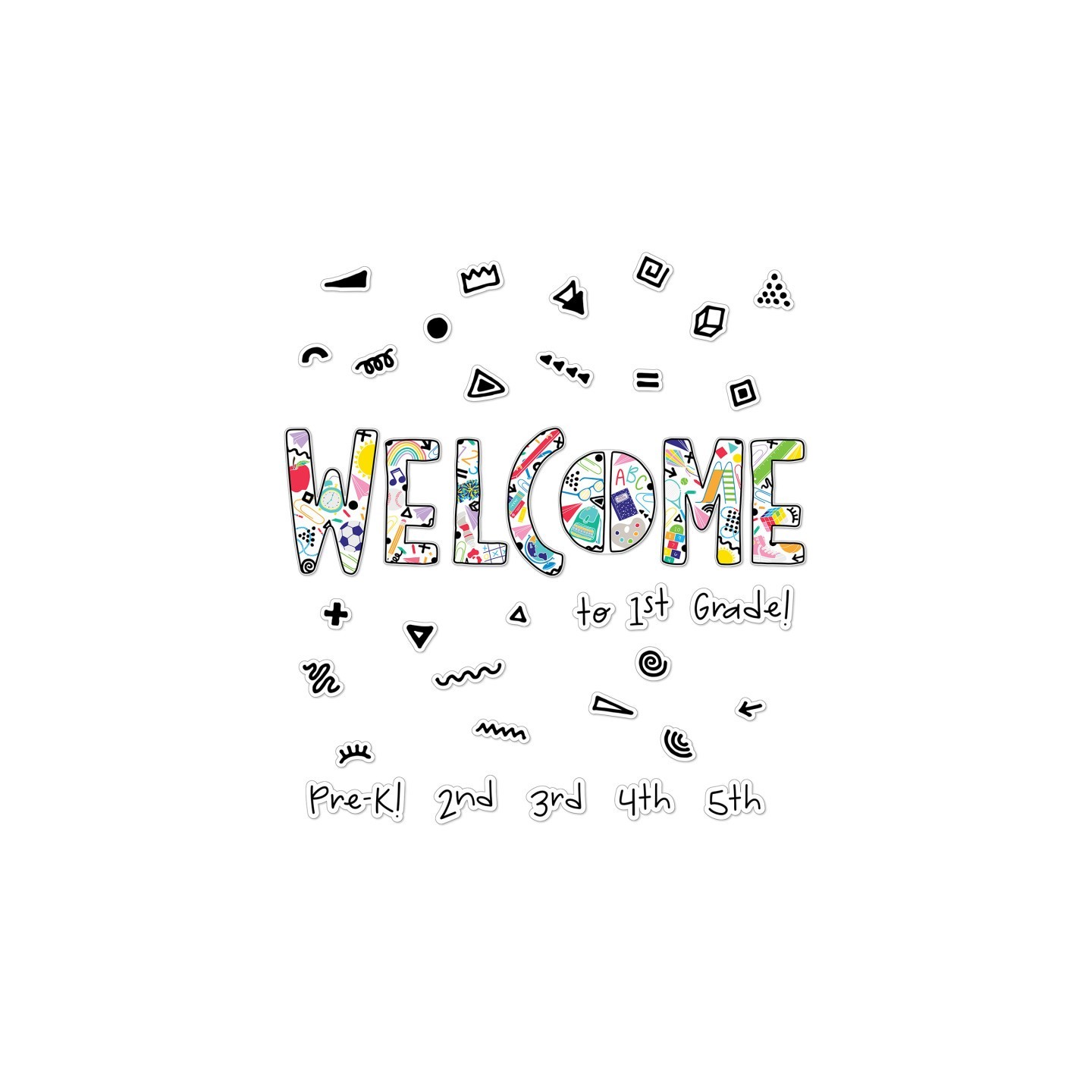 Carson Dellosa Education Happy Place Welcome Bulletin Board Set