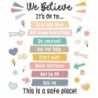 Carson Dellosa Education We Belong Motivational Bulletin Board Set