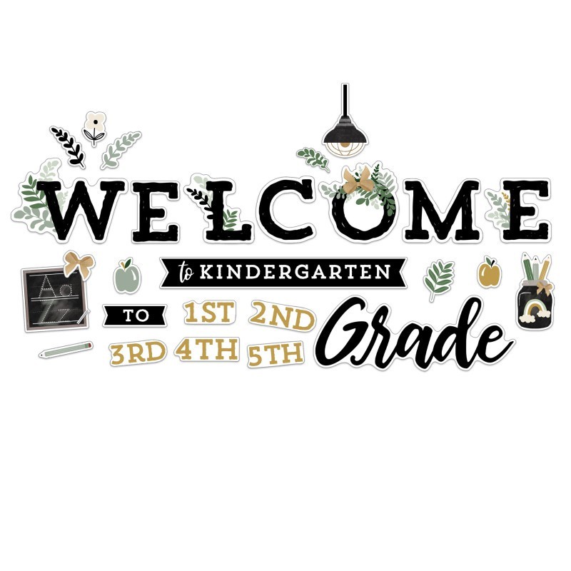 Carson Dellosa Education Farmhouse Welcome Bulletin Board Set