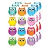 Carson Dellosa Education Colorful Owls Cut-Outs, 36 Per Pack, 3 Packs