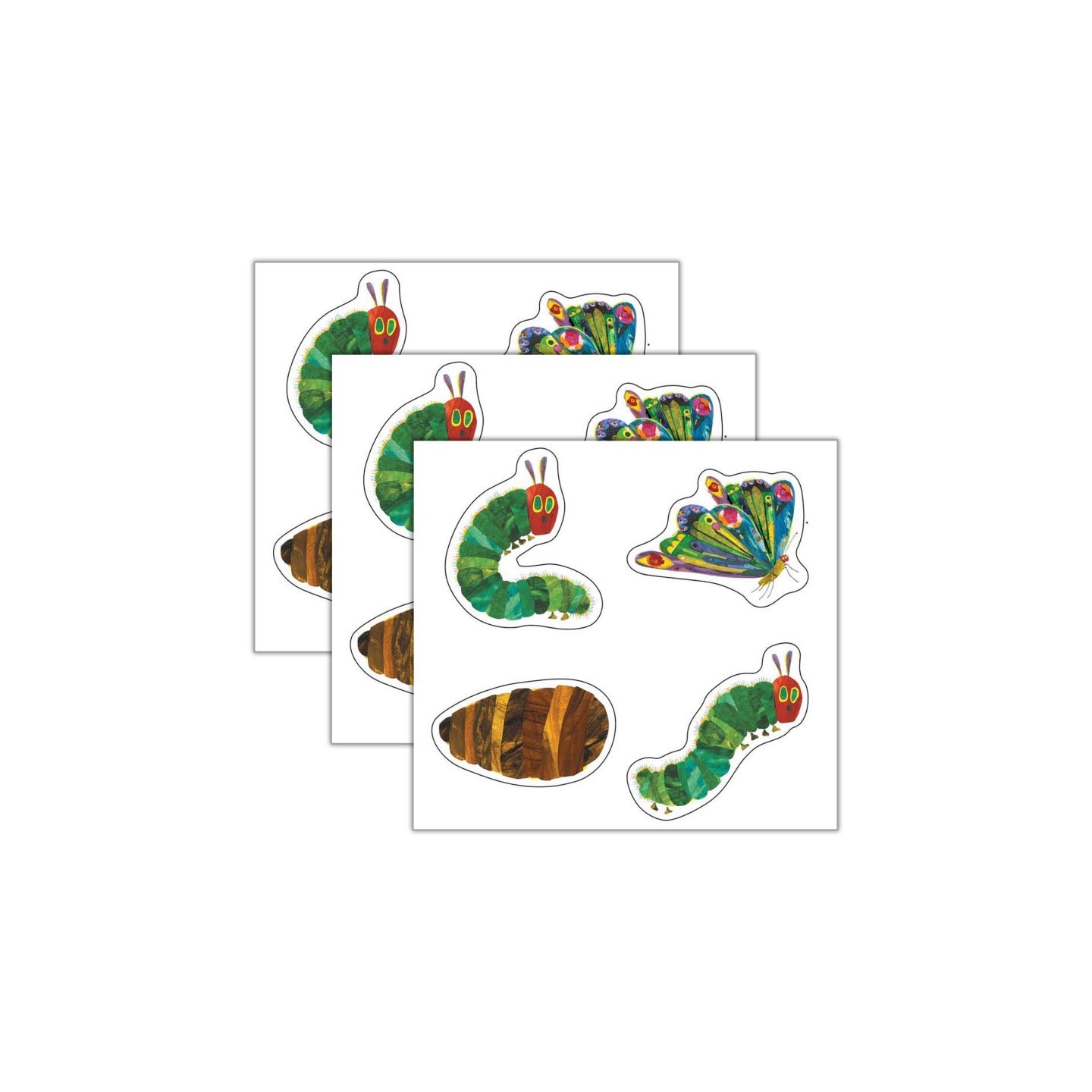 Carson Dellosa Education The Very Hungry Caterpillar™ Cut-Outs Grade PK-8, 48 Per Pack, 3 Packs