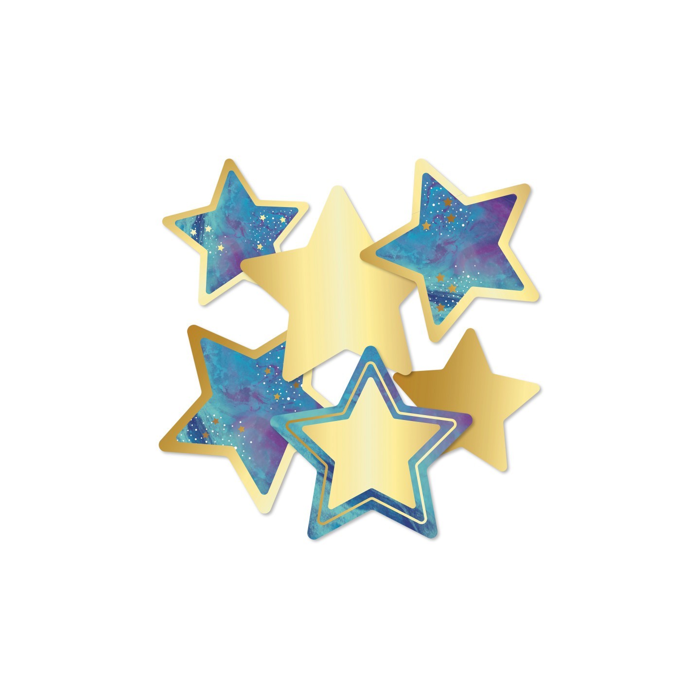 Carson Dellosa Education Galaxy Stars Cut-Outs, Pack of 36