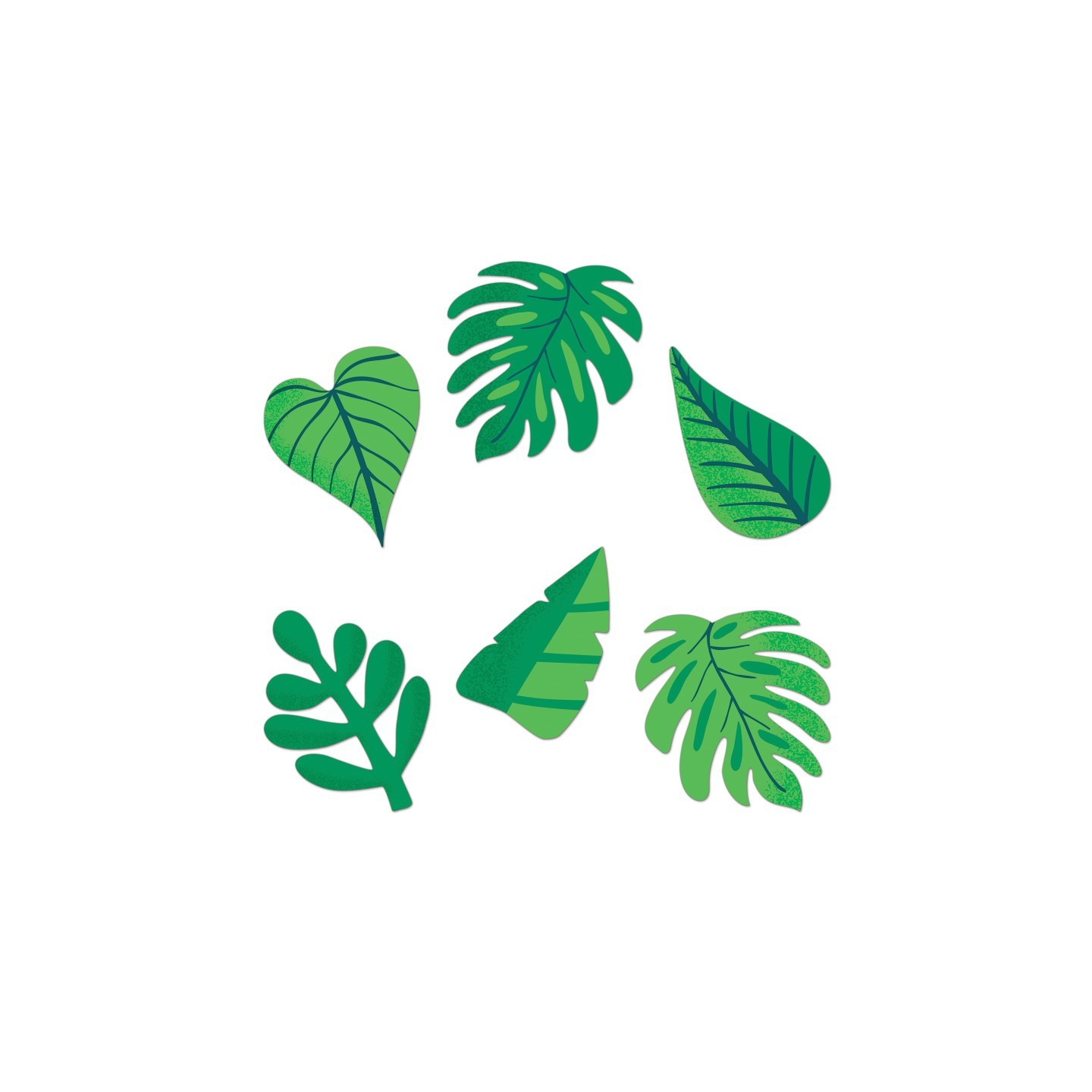 Carson Dellosa Education One World Tropical Leaves Cut-Outs, Pack of 36