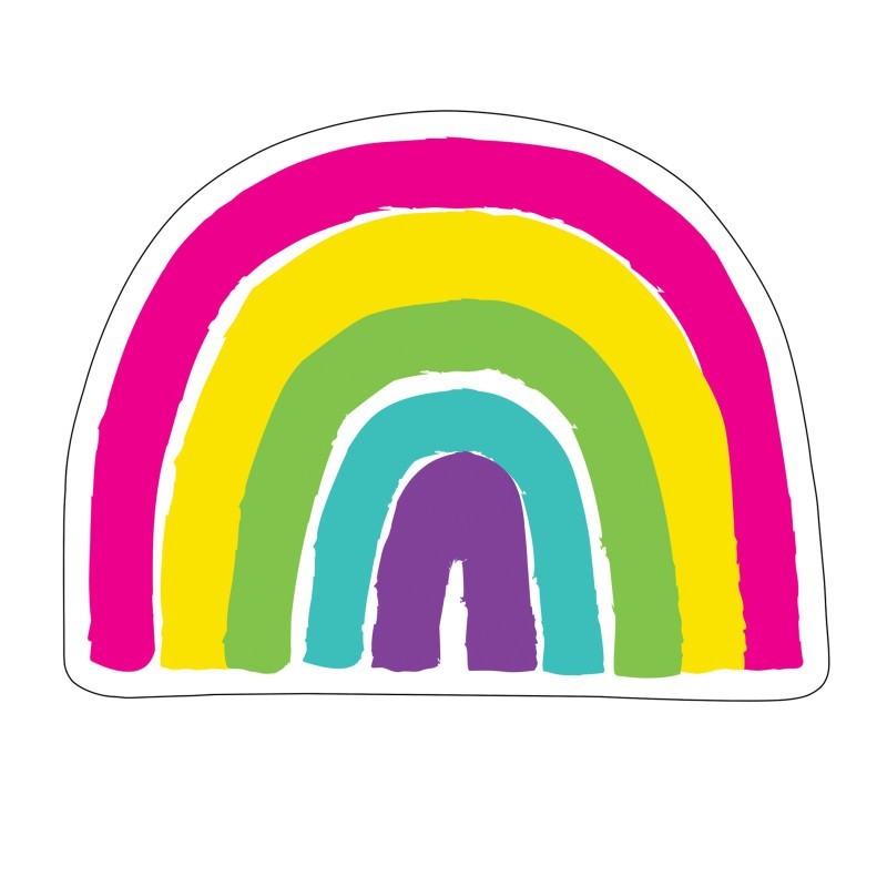 Carson Dellosa Education Kind Vibes Rainbow Cut-Outs, Pack of 36