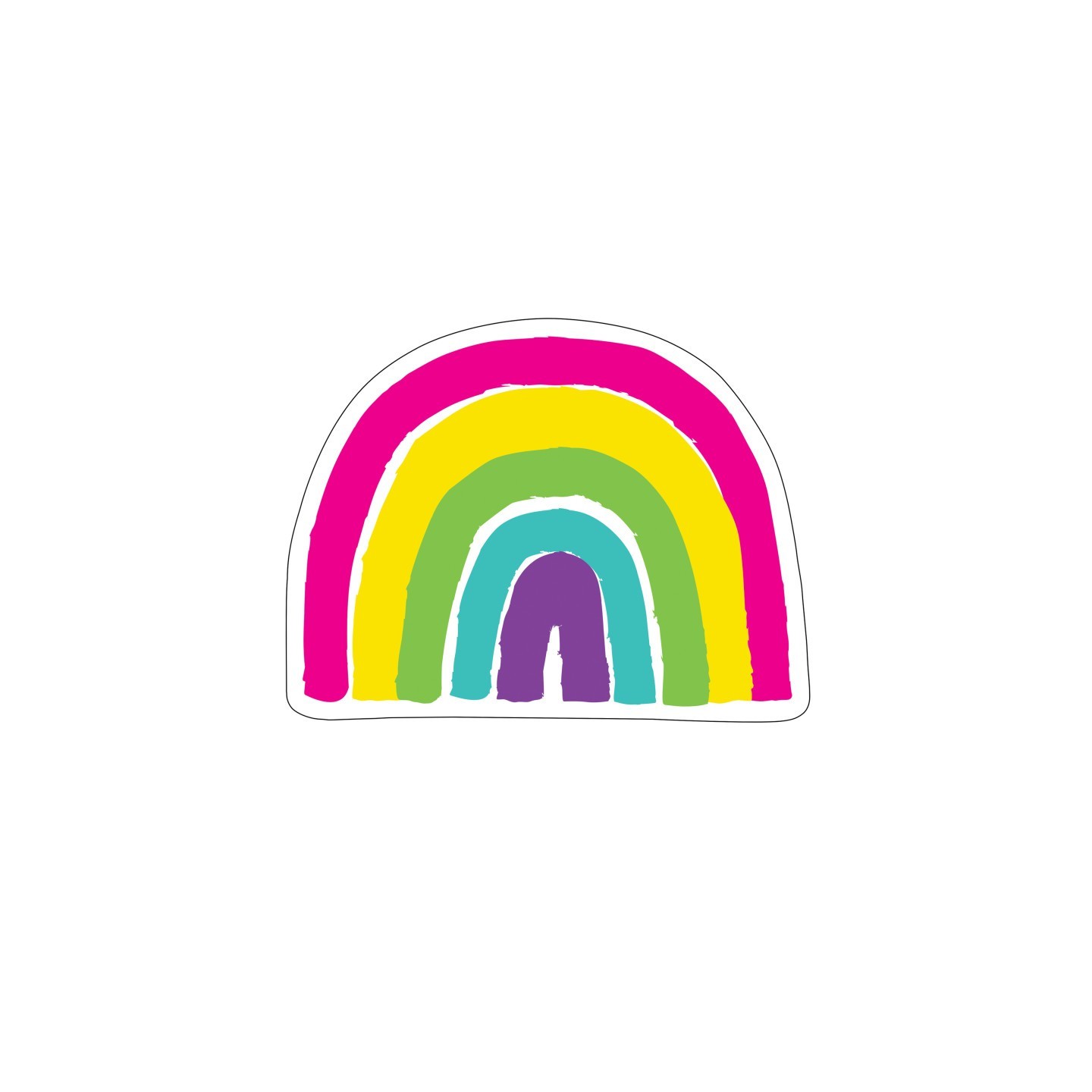 Carson Dellosa Education Kind Vibes Rainbow Cut-Outs, Pack of 36