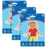 Carson Dellosa Education All Are Welcome Kids Cut-Outs, 36 Per Pack, 3 Packs