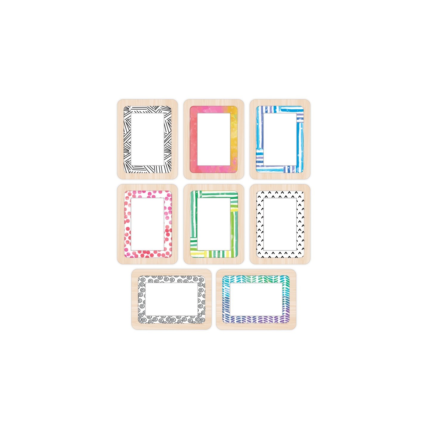 Happily Ever Elementary Creatively Inspired Frame Tags Cut-Outs, Pack of 36