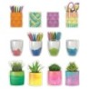 Happily Ever Elementary Creatively Inspired Planters & Cups Cut-Outs, Pack of 36