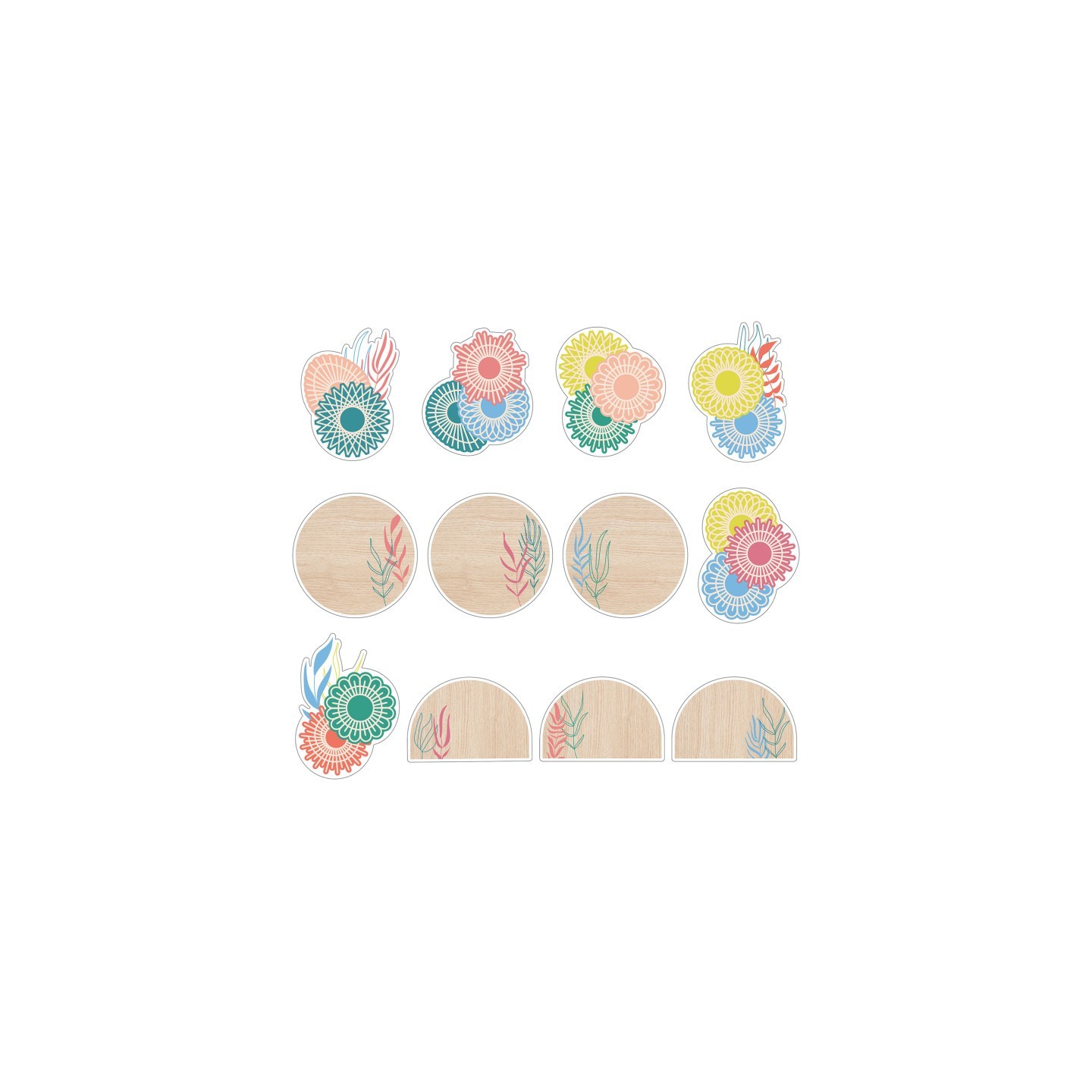 Carson Dellosa Education True to You Boho Accents Cut-Outs, Pack of 36