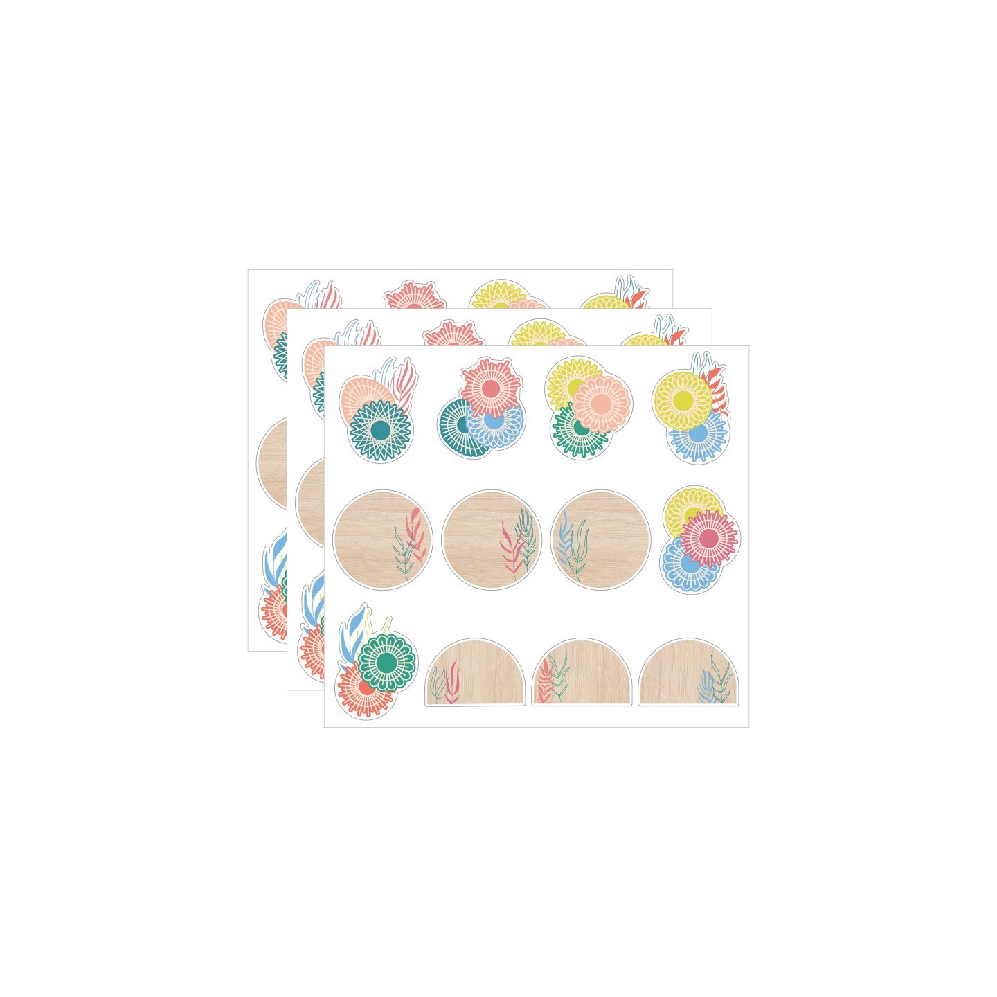 Carson Dellosa Education True to You Boho Accents Cut-Outs, 36 Per Pack, 3 Packs