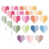 Carson Dellosa Education Crafty and Cool Handmade Hearts Cutouts, 36 Per Pack, 3 Packs