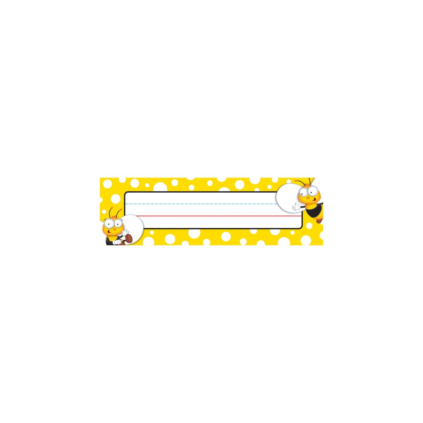 Carson Dellosa Education Buzz-Worthy Bees Nameplates, Grades PK-5, Pack of 36