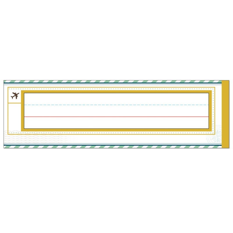 Carson Dellosa Education Let's Explore Nameplates, Pack of 36