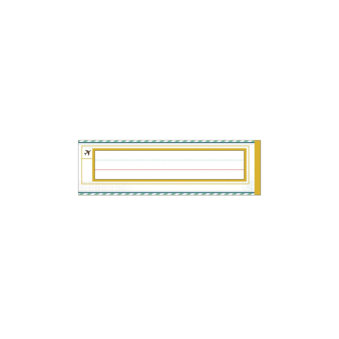 Carson Dellosa Education Let's Explore Nameplates, Pack of 36