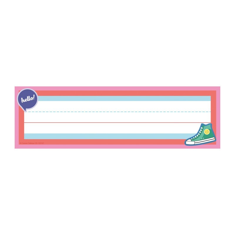 Carson Dellosa Education We Stick Together Name Plates, Pack of 36