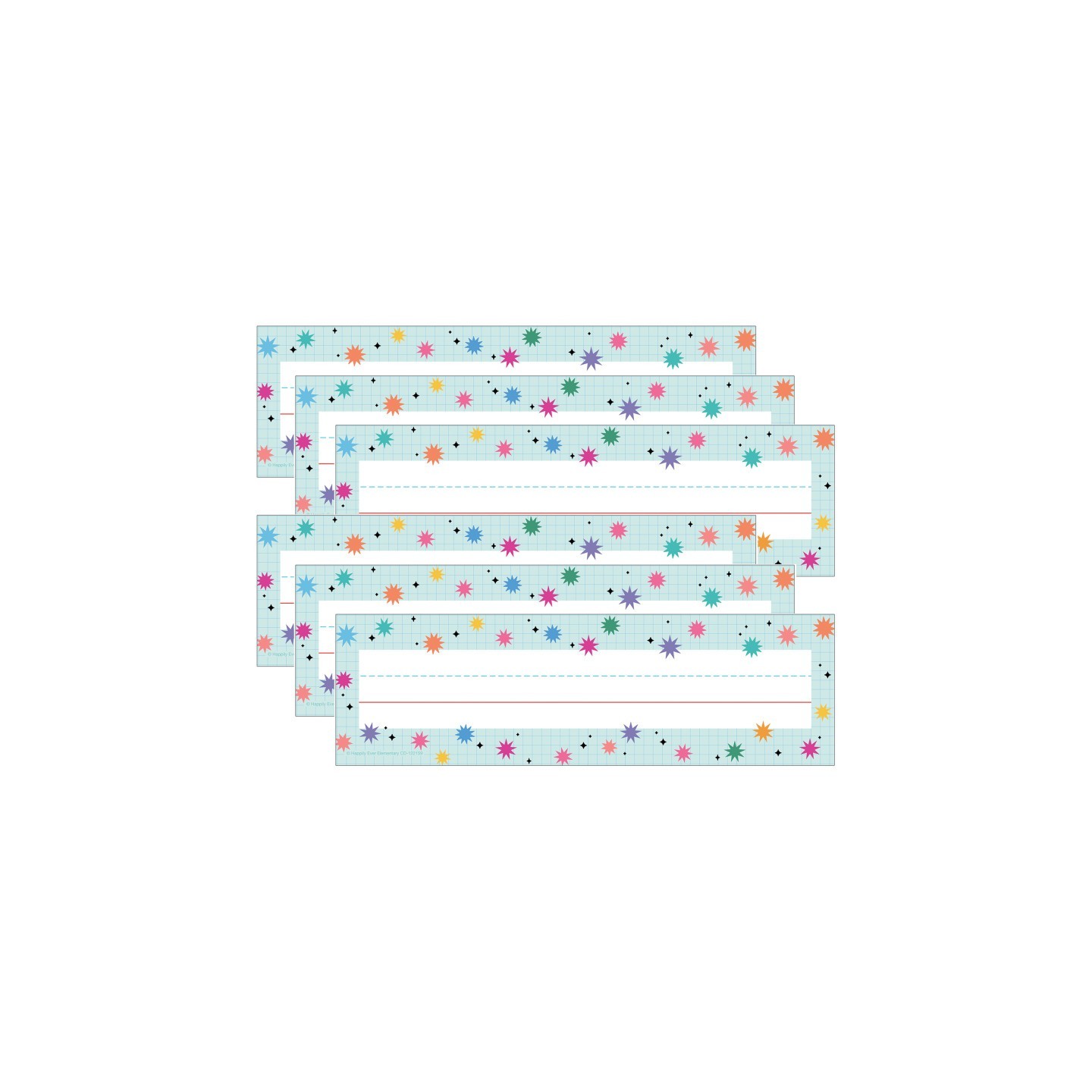 Carson Dellosa Education Retro Remix Name Plates, 36 Per Pack, 6 Packs